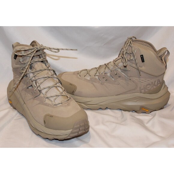 Hoka Men’s Kaha 2 GTX Mid Waterproof Hiking Boots OTDN TAN NIB $240 SZ 14 - Picture 4 of 9
